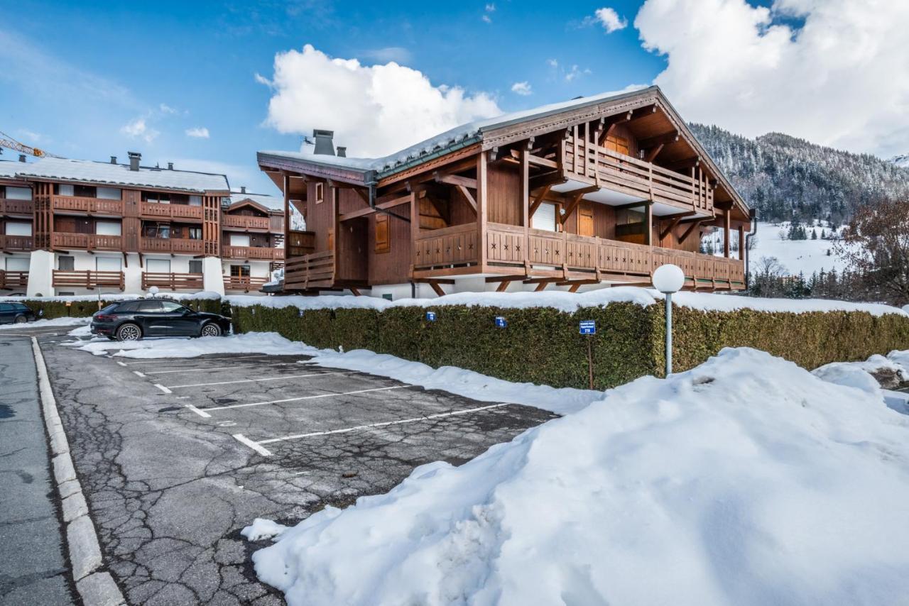 Appartement Le Hameau des Neiges à Praz-sur-Arly Extérieur photo